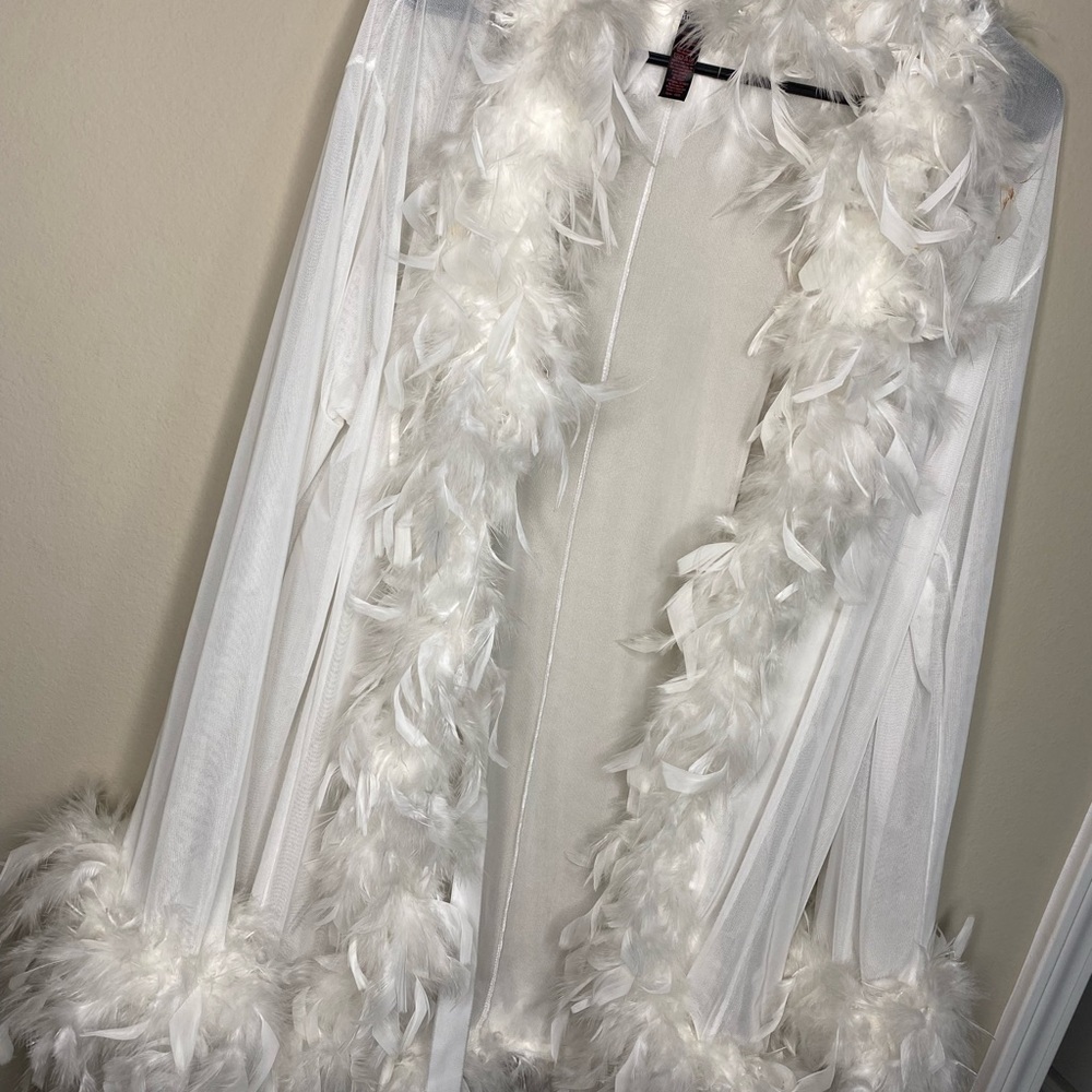 Fur Mesh Robe - Picture 4 of 5
